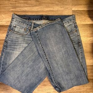 Lucky Brand 181 Relaxed Straight Jeans Men’s 34x30 Light Wash Denim